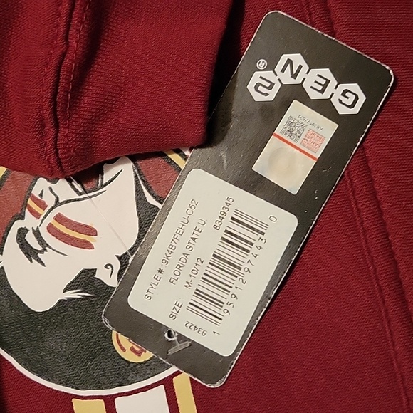 NWT: GEN 2 Florida State Seminoles Hoodie - Picture 8 of 8